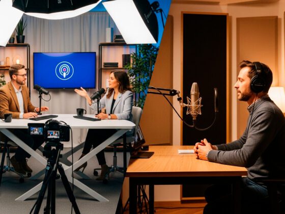 Videopodcast vs. podcast tradicional: ¿cómo afecta el formato al crecimiento de tu marca?