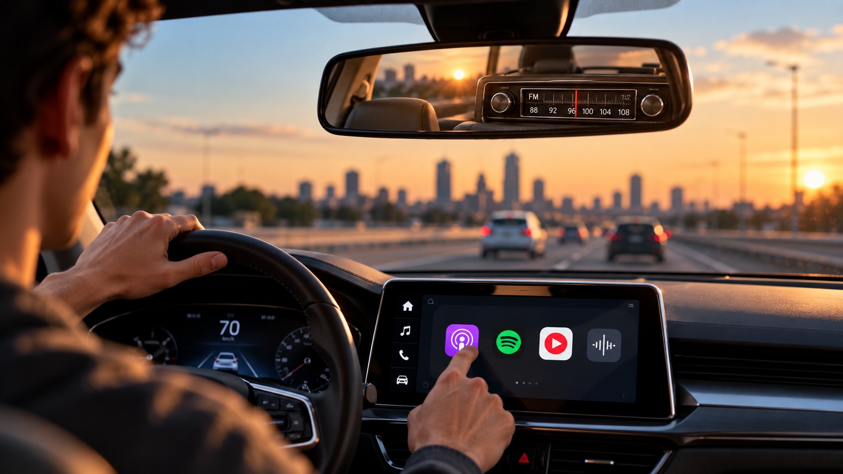 El smartphone toma el control del coche: ¿qué debe hacer la radio?